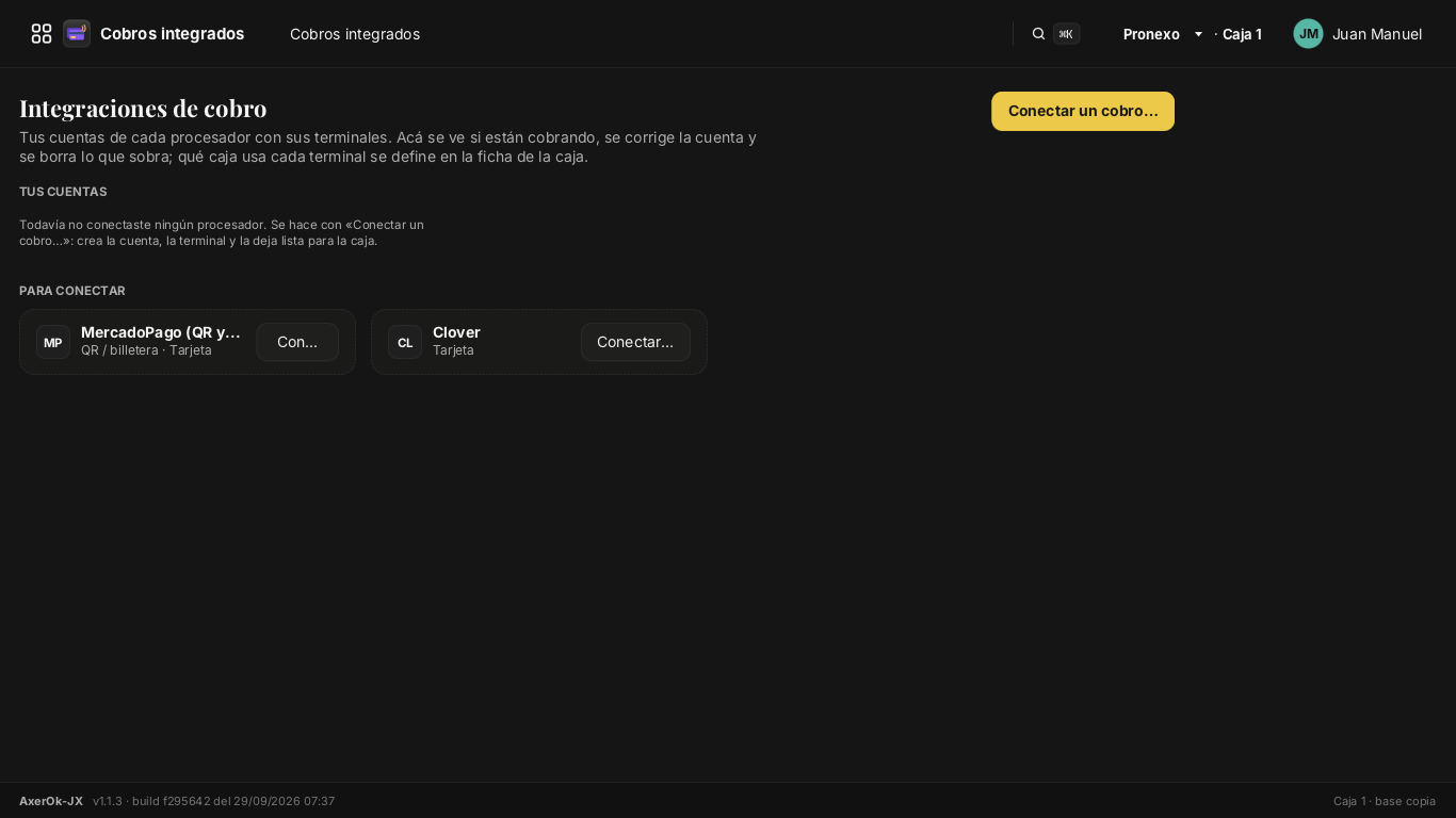 Cobros integrados